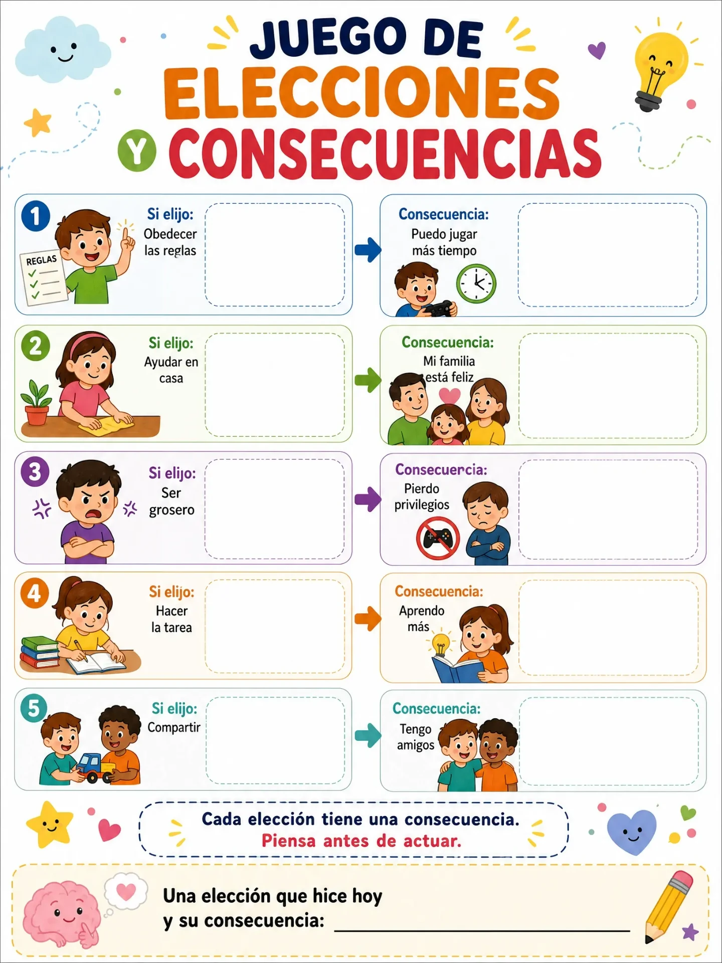 Comportamiento — Juego de Elecciones