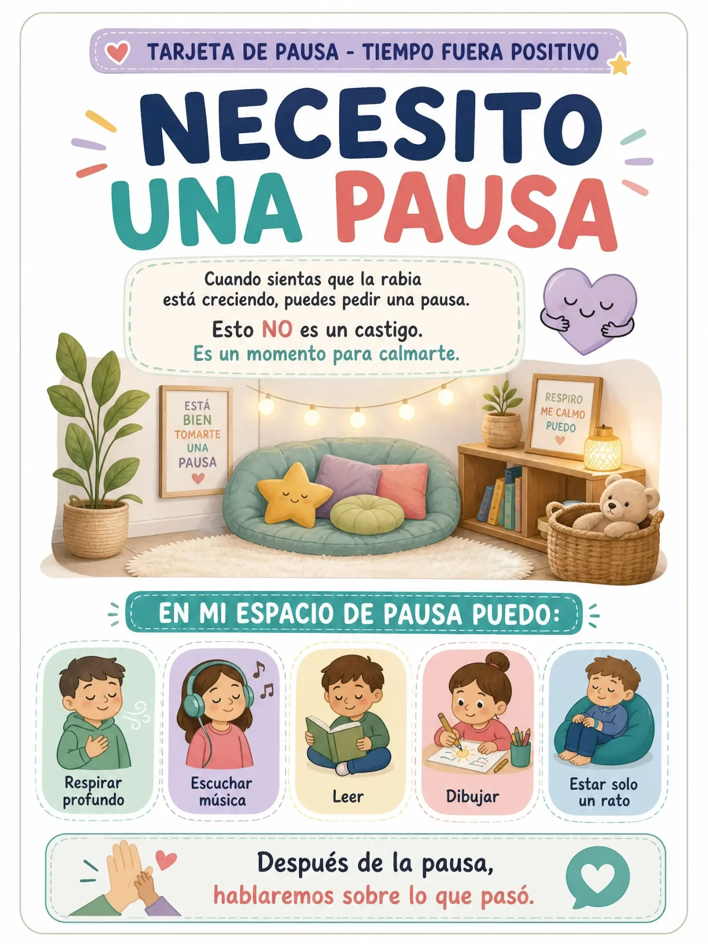Regulación — Tarjeta de Pausa