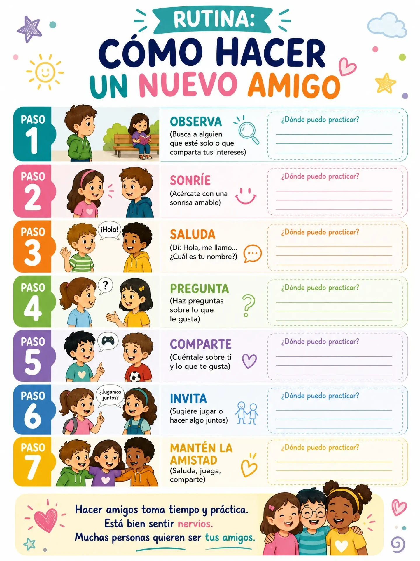 Habilidades Sociales — Hacer un Amigo