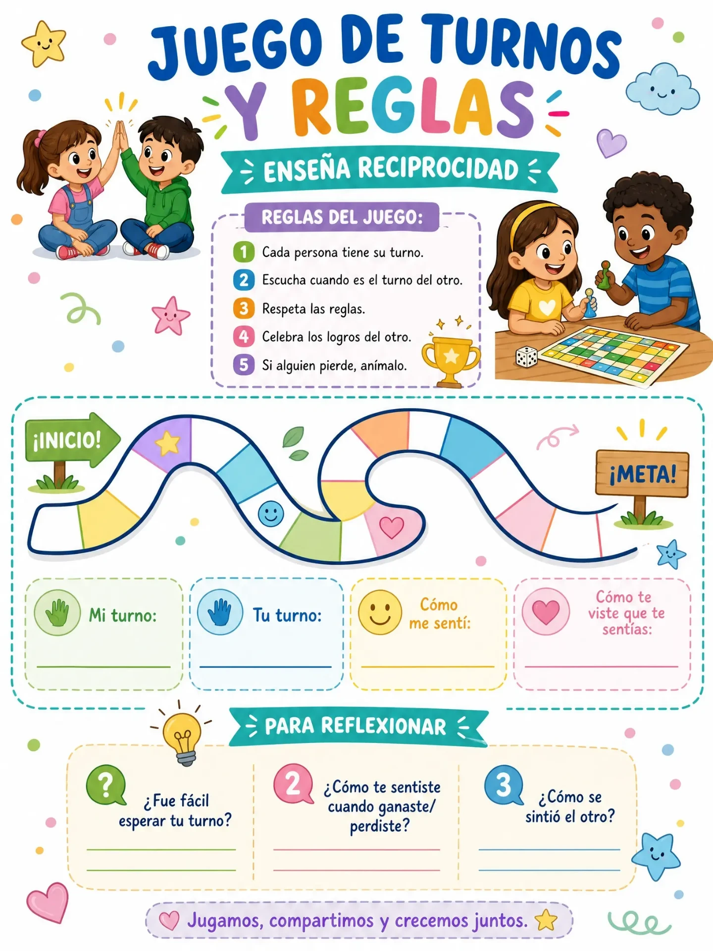 Habilidades Sociales — Juego de Turnos